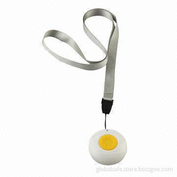 New waterproof panic button, especially for the elderly, wristwatch and necklace style